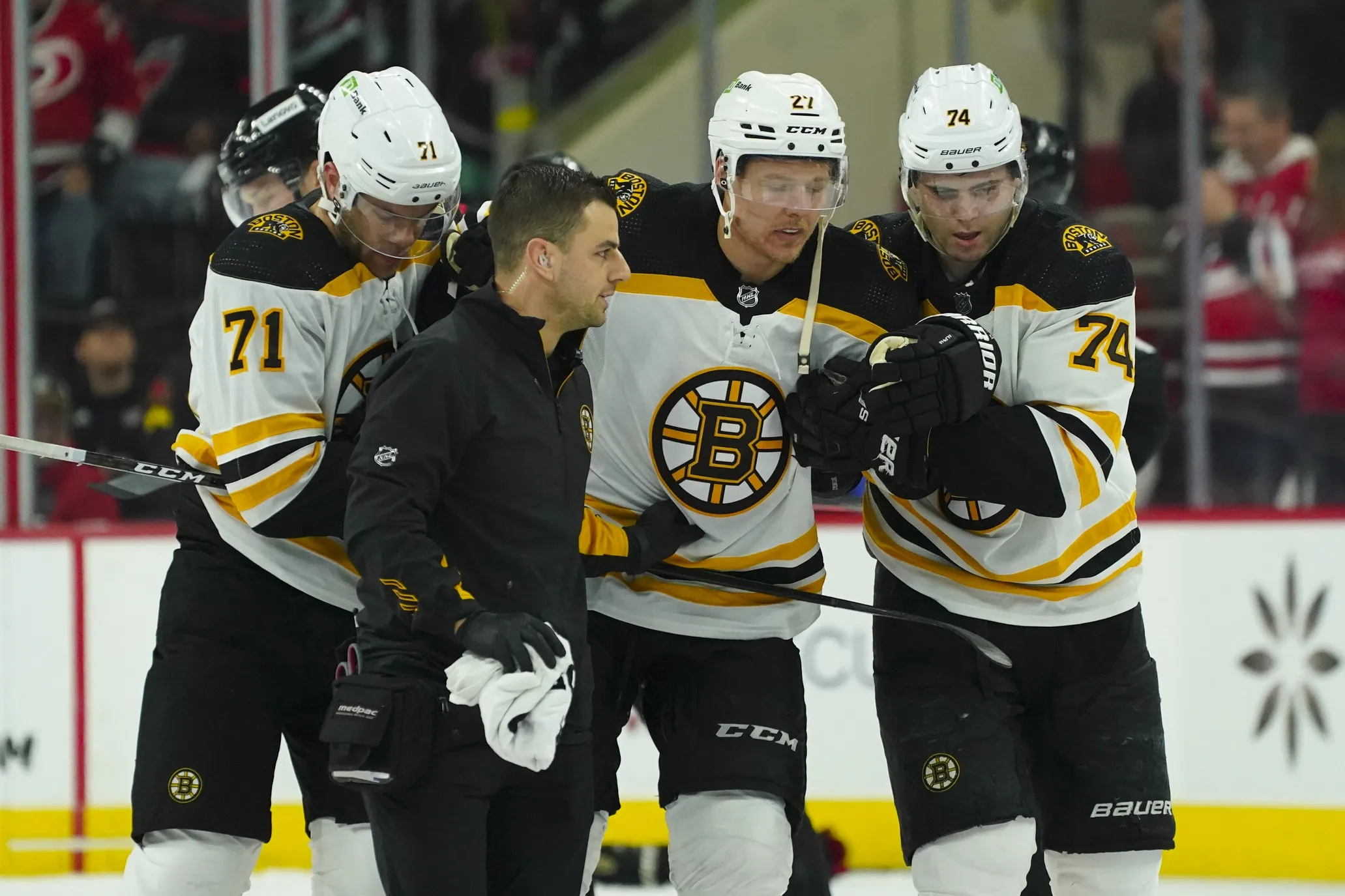 BLASH: More injuries storm Boston bruins dressing Room.