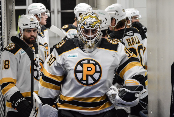 Done deal: Bruins signs goalie, its done and dusted.