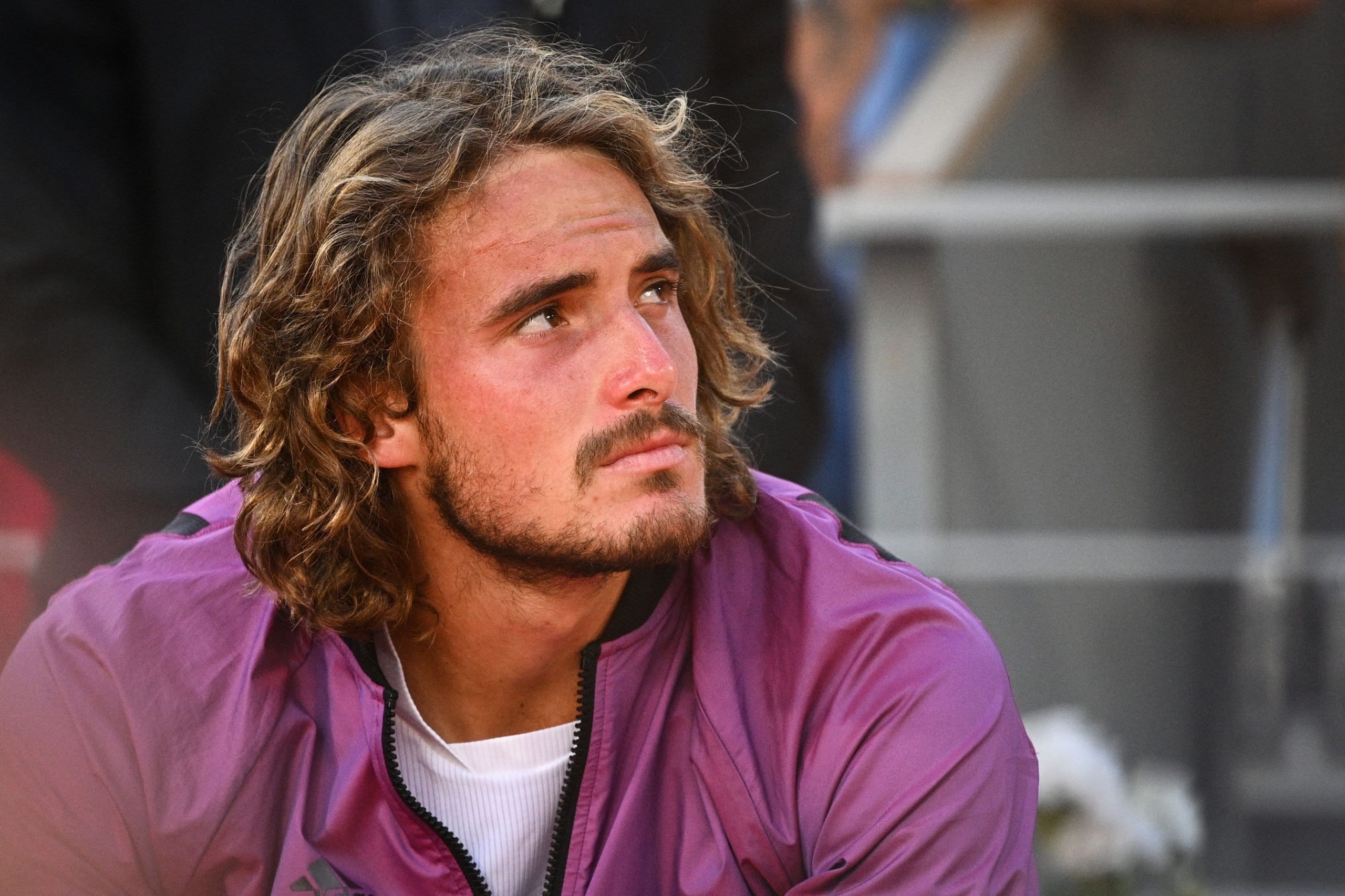 SAD MOMENT: Stefanos Tsitsipas suffers setback with injury after reaching fourth straight Open Italian quarterfinals.