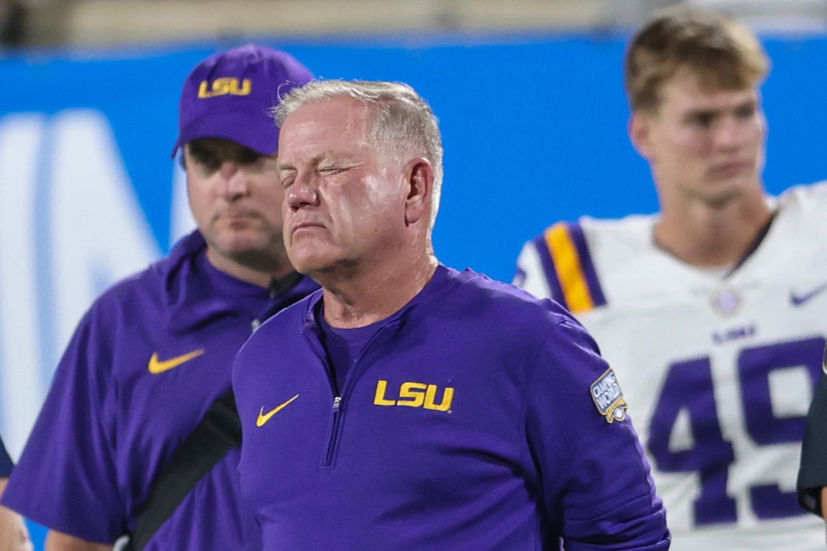 DISAPPOINTING MOMENT: LSU Tigers head coach has been fired.