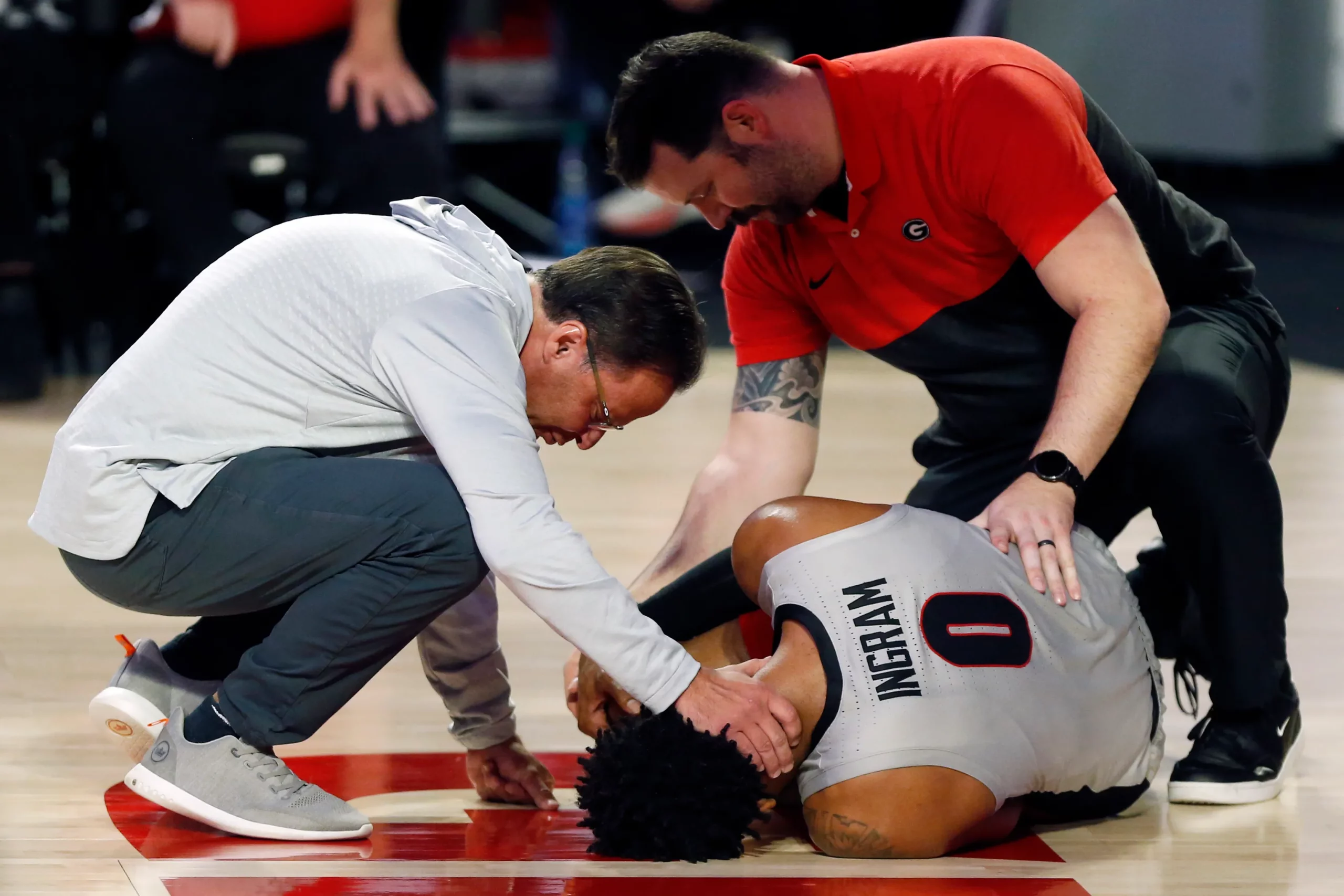 Frustrating moment: Bulldogs Star suffers a disheartening Injury.