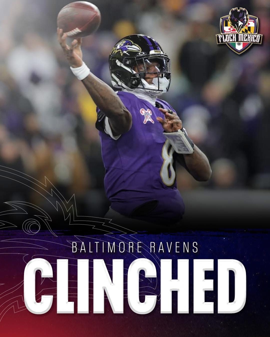 Congratulations: This is amazing We Beyond Thrilled for the Ravens and can’t wait to see how they do in the playoffs…