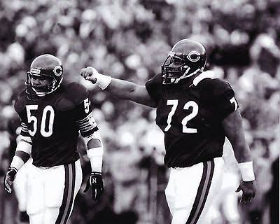 Chicago Bears flashback  William Perry& Mike Singletary best for ever still..