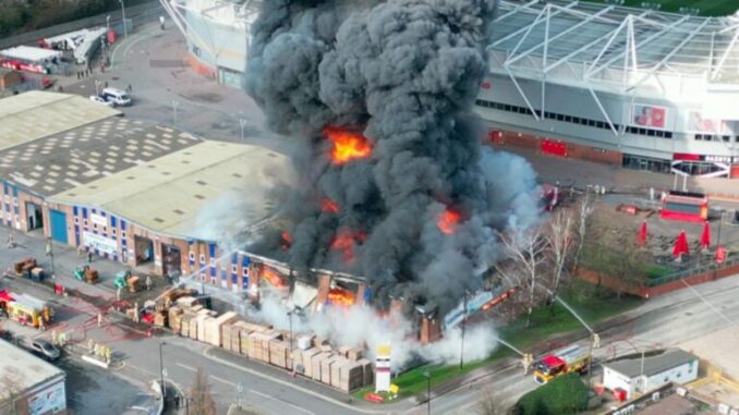 SAD NEWS: Houston Astros stadium is on fire just now…….